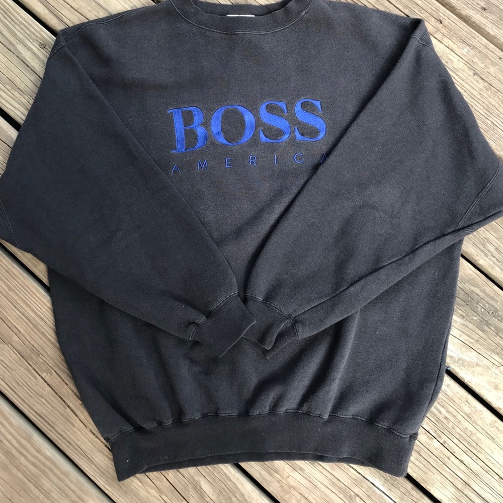VNTG HUGO BOSS AMERICA CREWNECK MENS SIZE XL